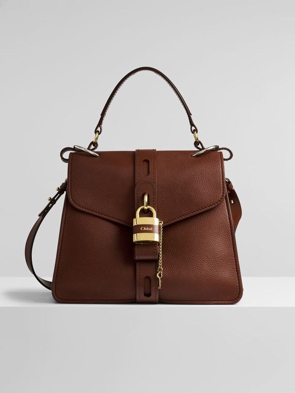 Chloé Bolsos Mujer Aby Day Marrones Suede TVJE97261